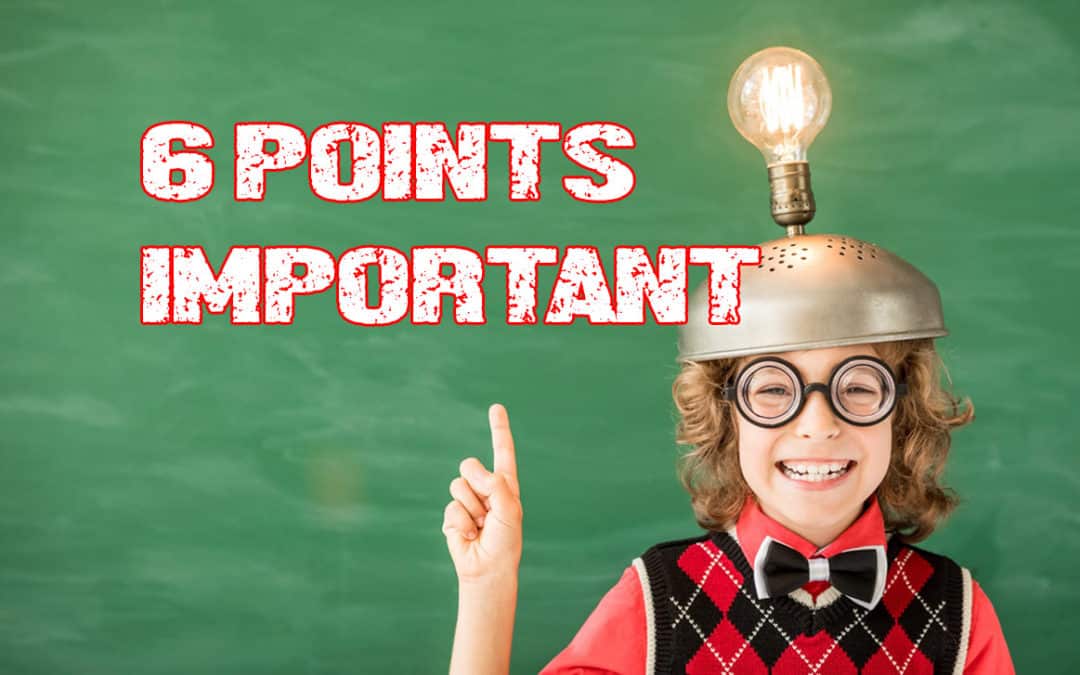 6 points important pour un Blog parfait